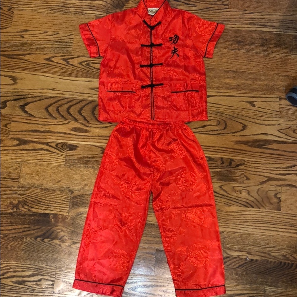 Yak & Yeti boys red samurai outfit from Animal Kingdom